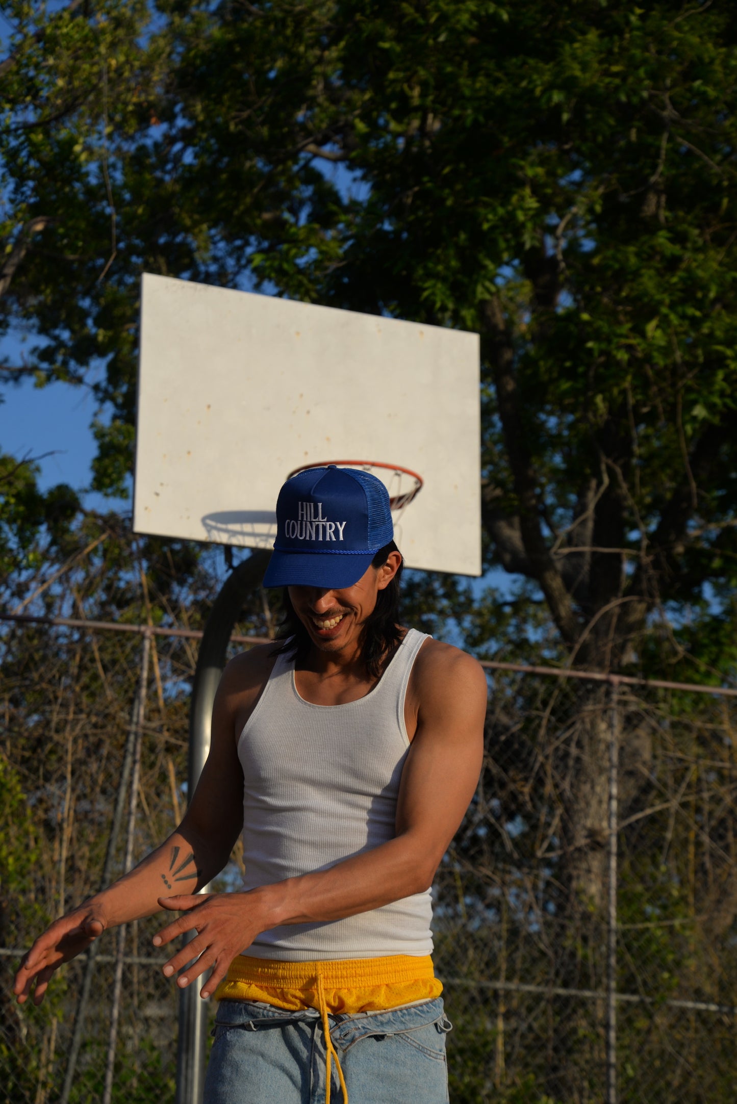 HILL COUNTRY ROPE CAP - BLUEBONNET BLUE