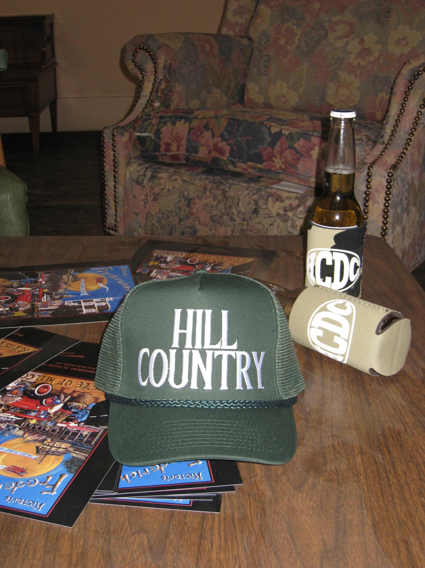 HILL COUNTRY ROPE CAP - GOLFER GREEN